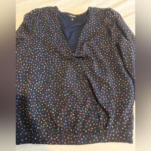Madewell Polka Dot Blouse (XS)